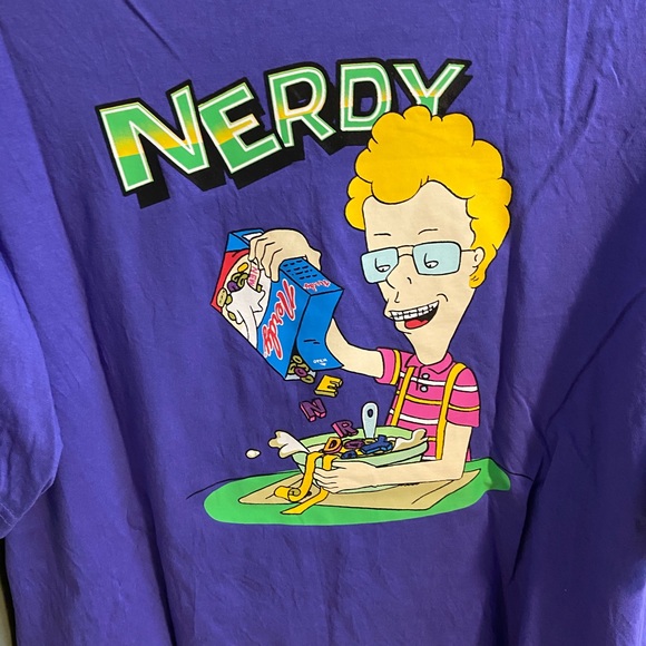 Nerdy purple cereal T-shirt - Picture 2 of 5